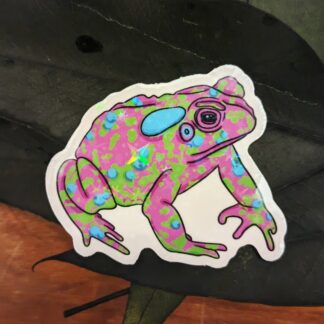 *Holographic* Psychedelic Toad Sticker